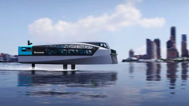 Design for 100% electric ‘flying’ passenger ferry revealed
