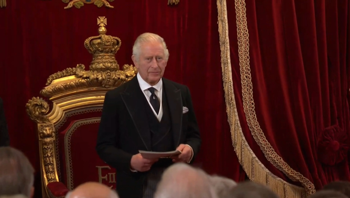 King Charles III full speech to Accession Council after being formally declared head of state
