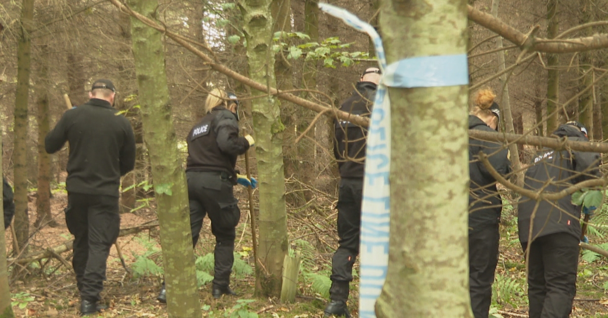 Police searching for the remains of Peter Coshan.