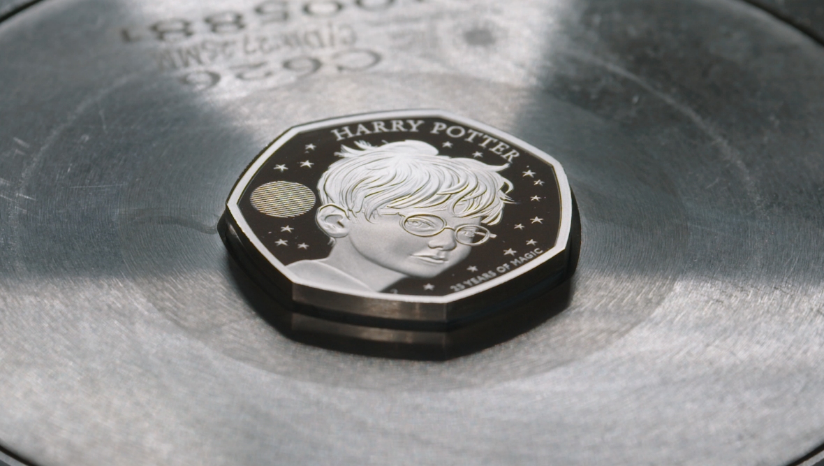 Coins celebrating 25th anniversary of first Harry Potter book unveiled by Royal Mint