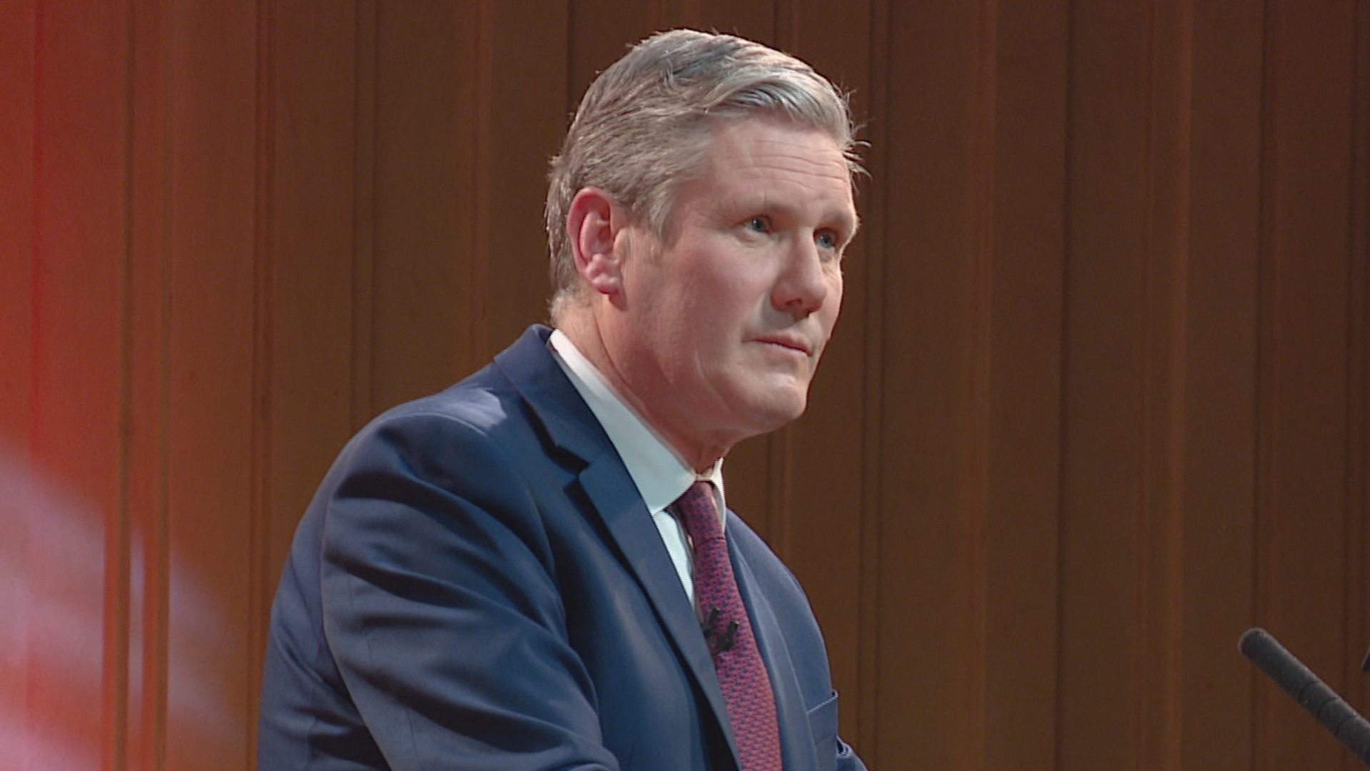 Keir Starmer said Labour would not reverse the two-child benefit cap.