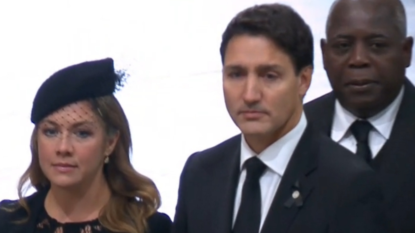 Canada prime minister Justin Trudeau at Queen's funeral - September 19, 2022