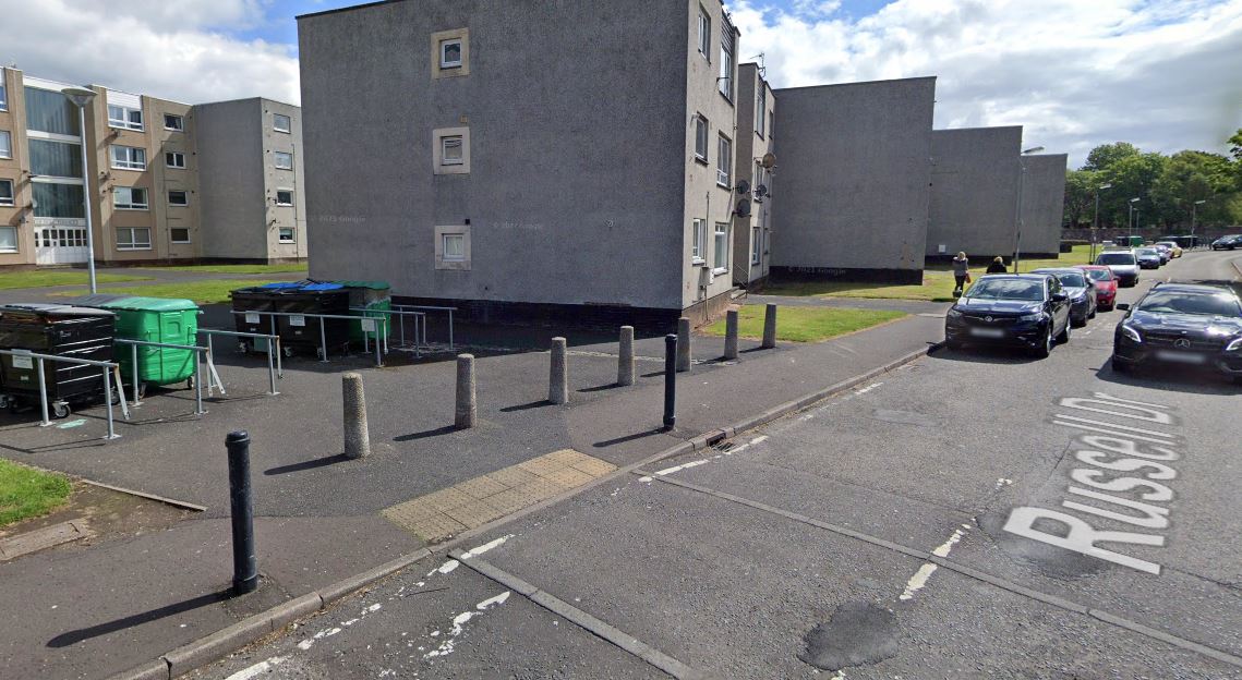 Attempted murder probe launched after ‘deliberate’ fire started at flat on Russell Drive, Ayrshire