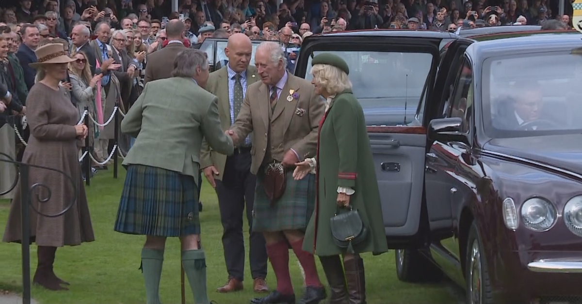 Huge crowds turn out at Braemar Highland Games despite Queen’s absence