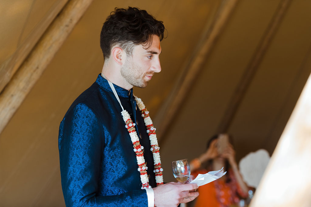 Alastair was 'nervous, but excited' to perform the speech he had practised for six months. 