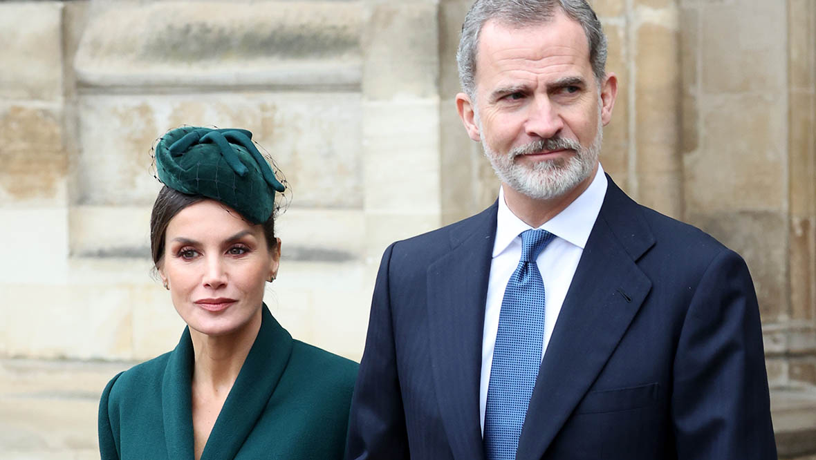 King Felipe and Queen Letizia of Spain.