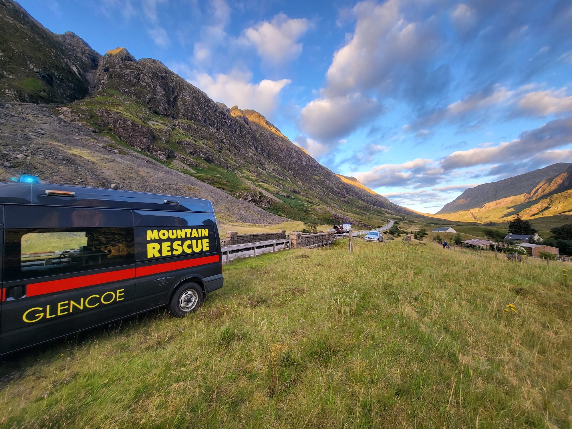 Glencoe Mountain Rescue Team was requested to assist as the remains, believed to be Alan Taylor's, were in an awkward gully high in the glen requiring specialist mountaineering skills to safely access.