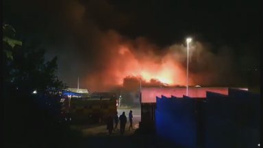 Fire destroys derelict Dundee east end abattoir