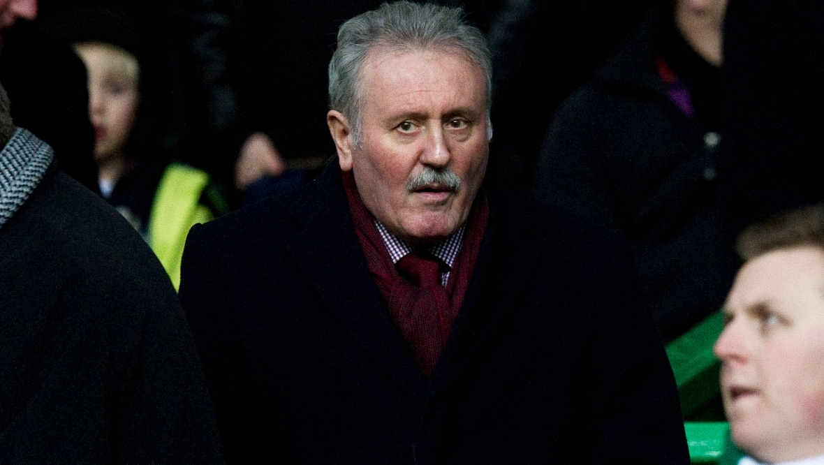 Hearts announce death of former chairman and chief executive Chris Robinson