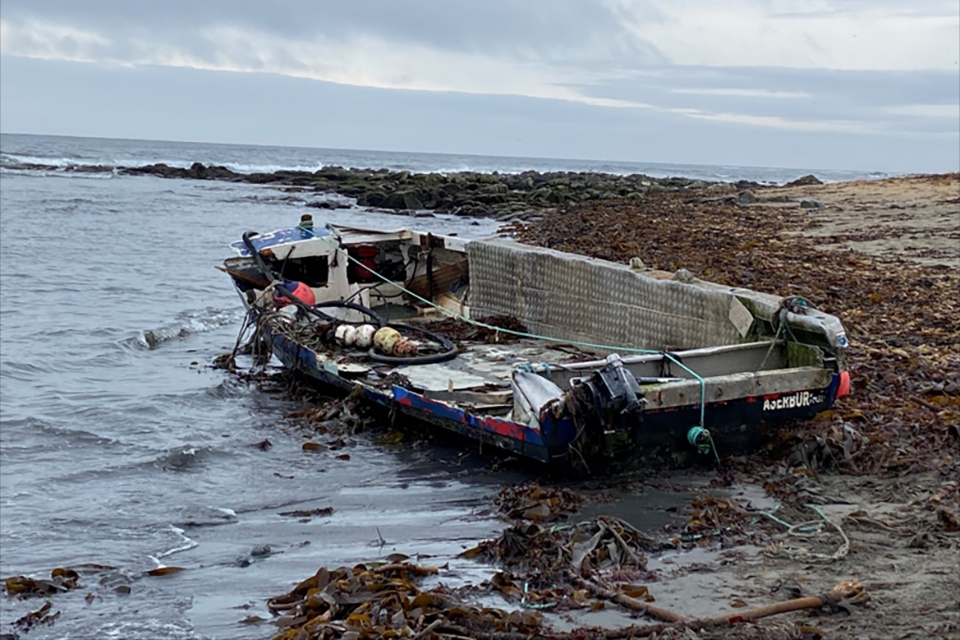 His vessel was found later the same night. 