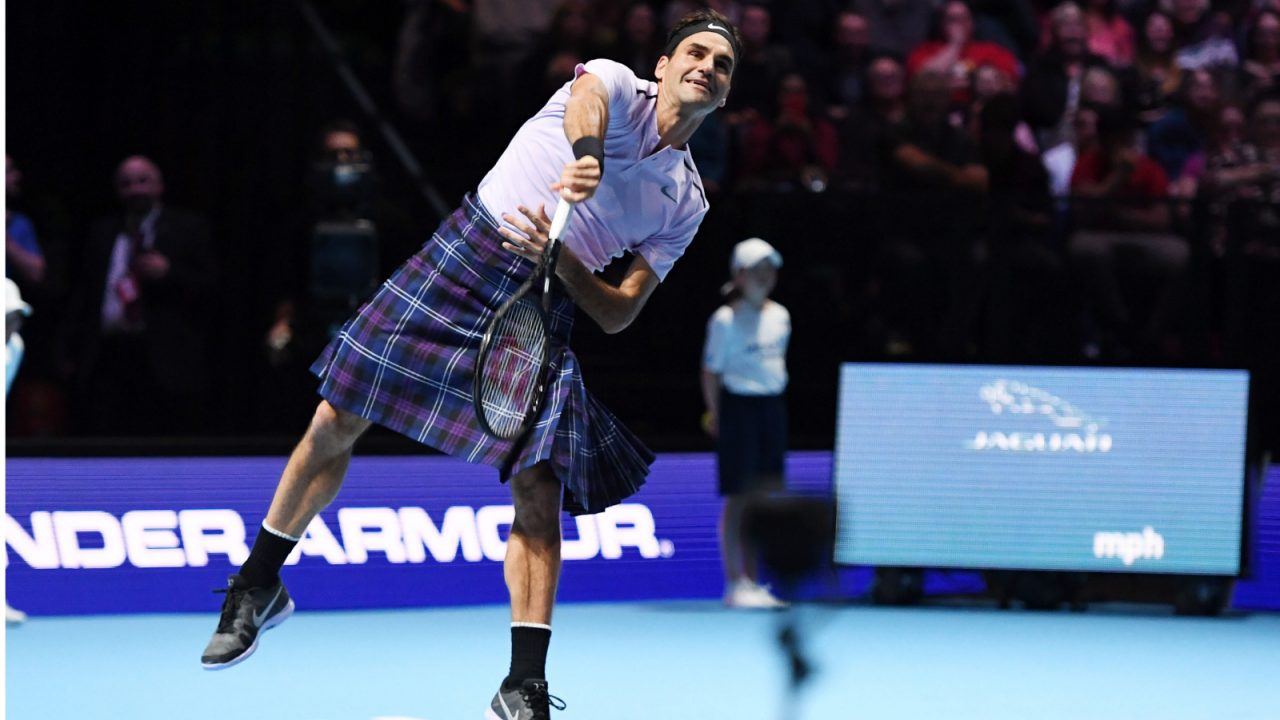 In pictures: The day Roger Federer came to Scotland and wore a kilt against Andy Murray