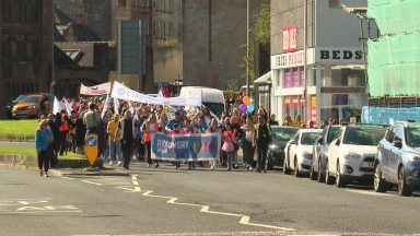 Thousands walk through Paisley to change perceptions of recovery from drug and alcohol abuse