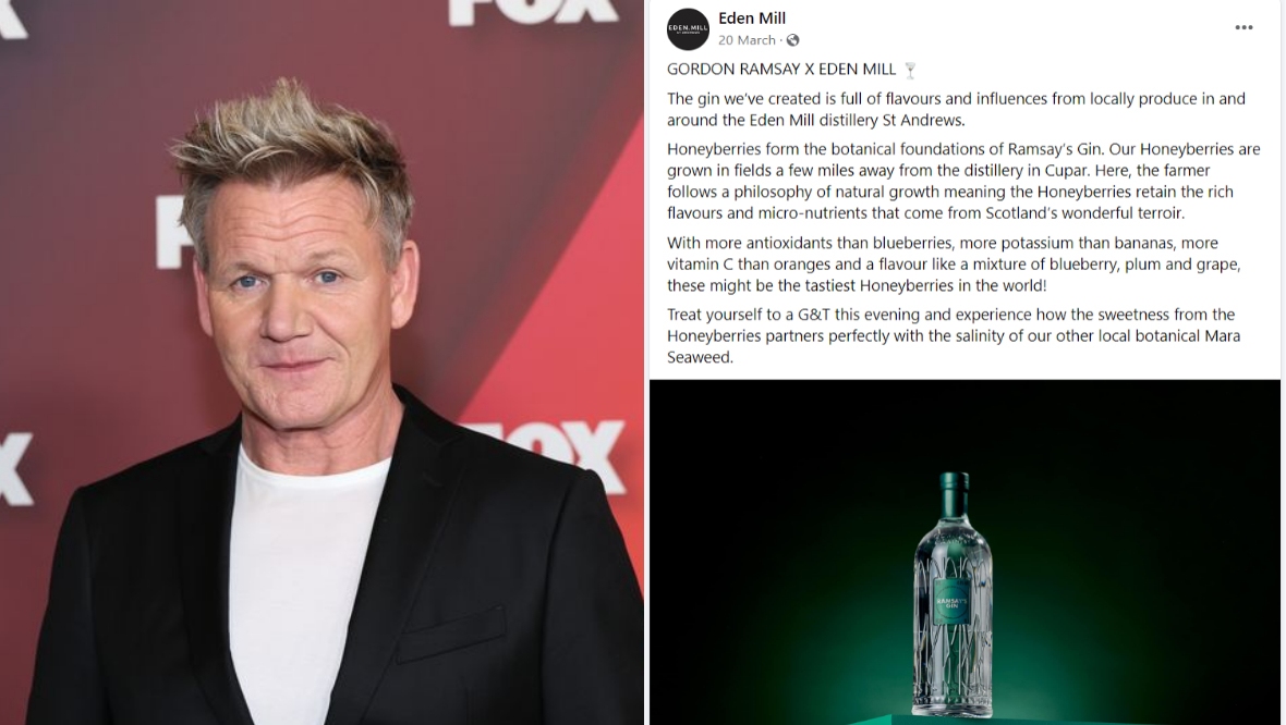 Gordon Ramsay gin ad banned for ‘irresponsible’ messaging claiming nutritional comparison with fruits
