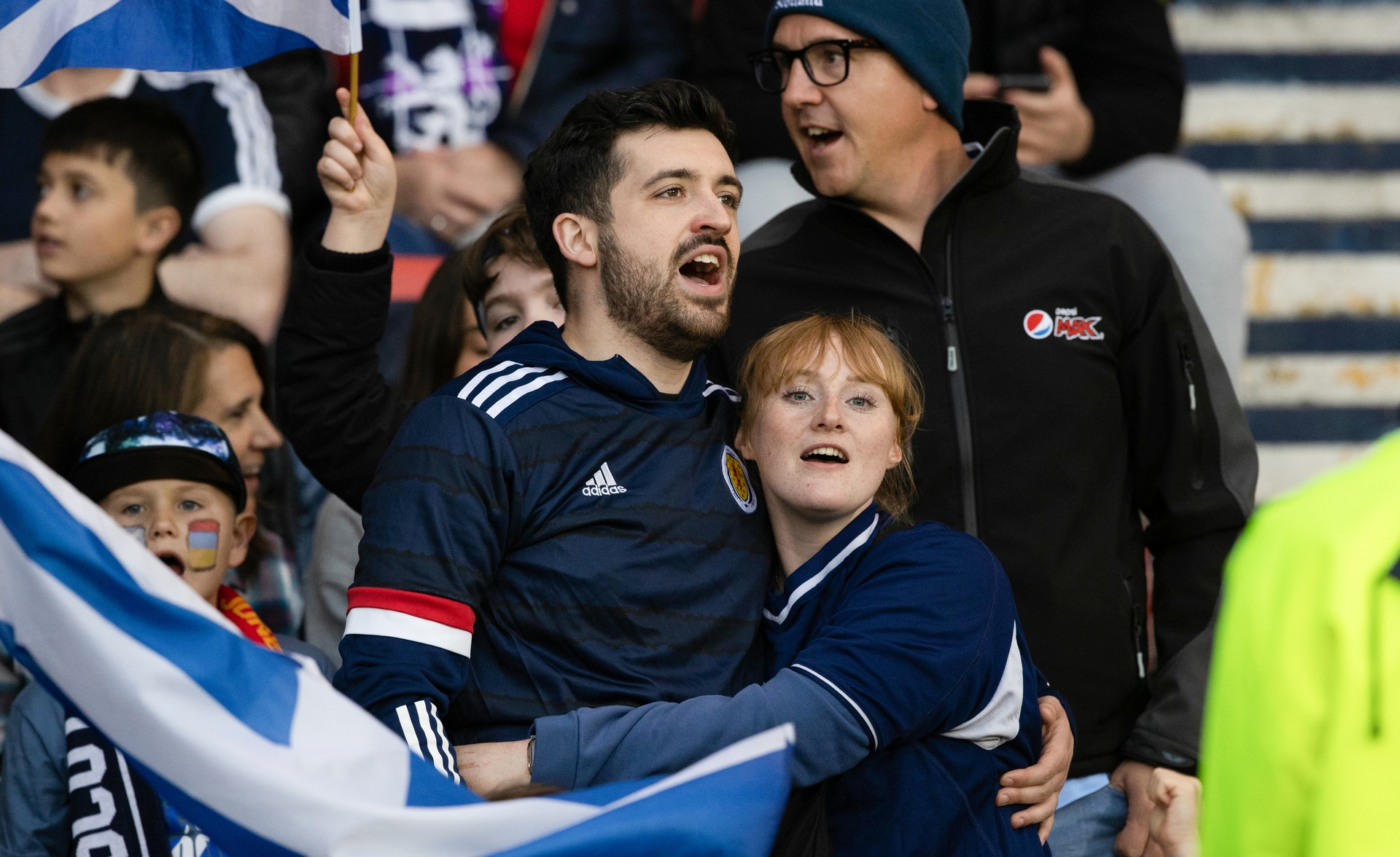 Scotland fans enjoyed a routine 2-0 win at Hampden.