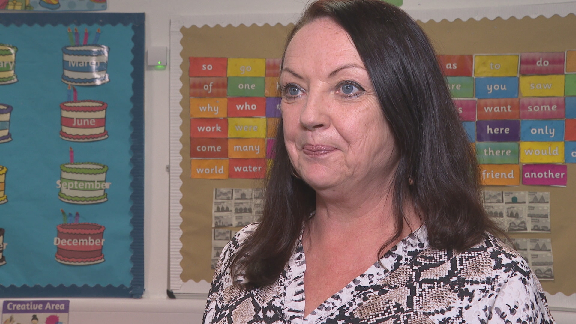 Clare Johnson said the children were 'really excited' about receiving the reply. 