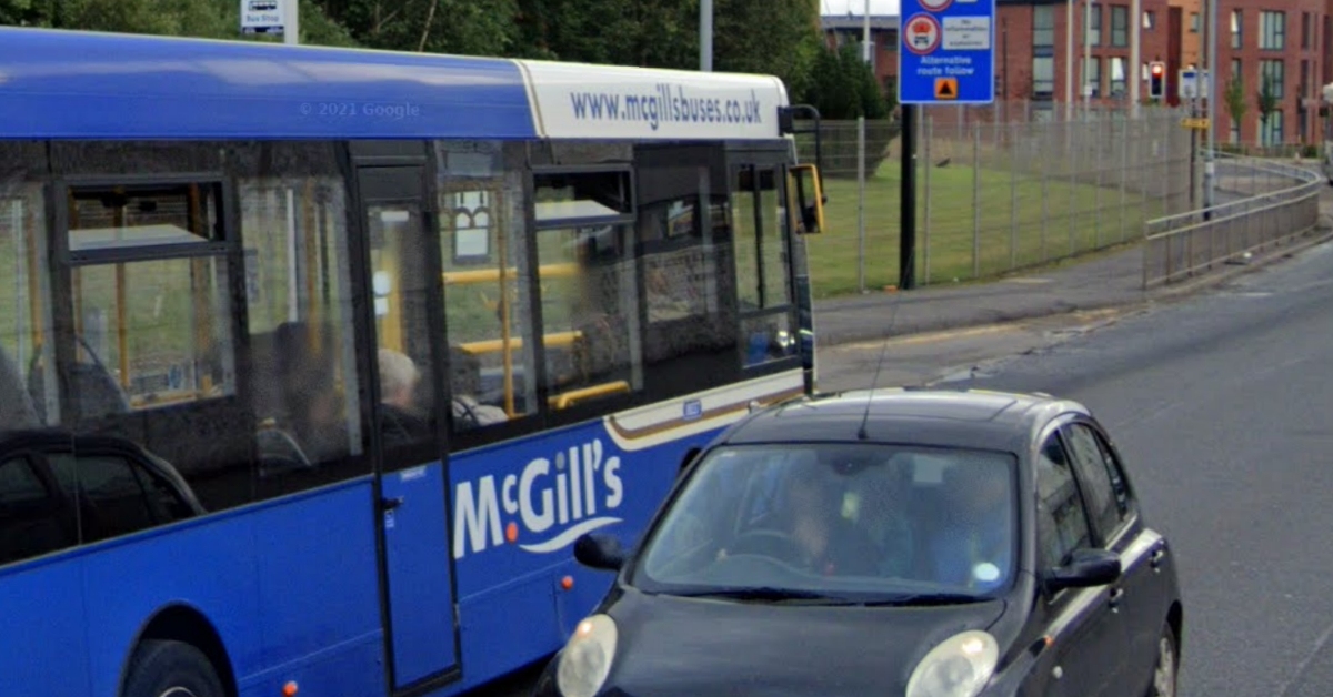 Pensioner in serious condition in hospital after being hit by McGill’s bus in Govan in Glasgow