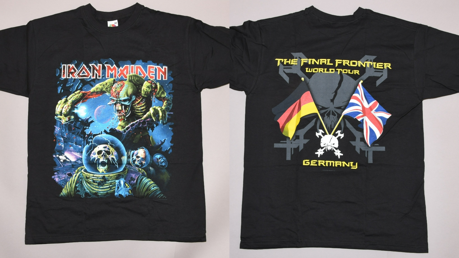  Police released images of the Iron Maiden t-shirt worn by the man they are appealing for.