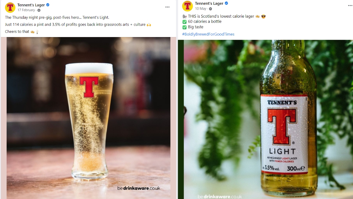 Banned Tennent’s ad mislead customers with claim it was ‘Scotland’s lowest calorie lager’, ASA rules