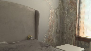 Pensioners in dispute with Ayrshire Council over damp ingress