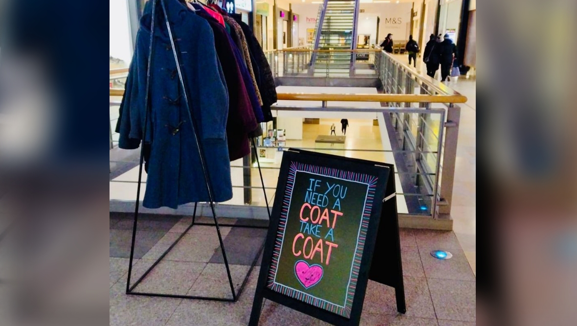Coats are available at no charge. 