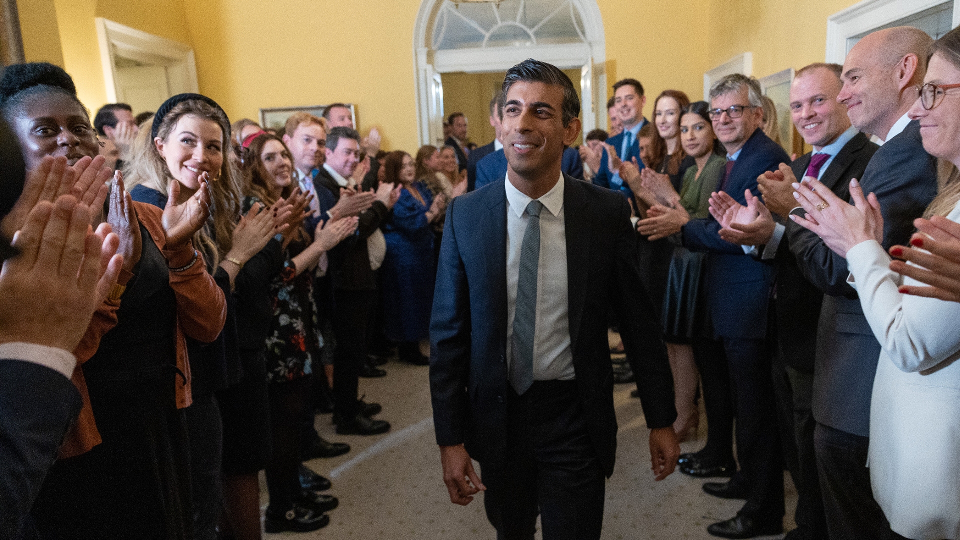 Prime Minister Rishi Sunak arrives at No10 Downing Street