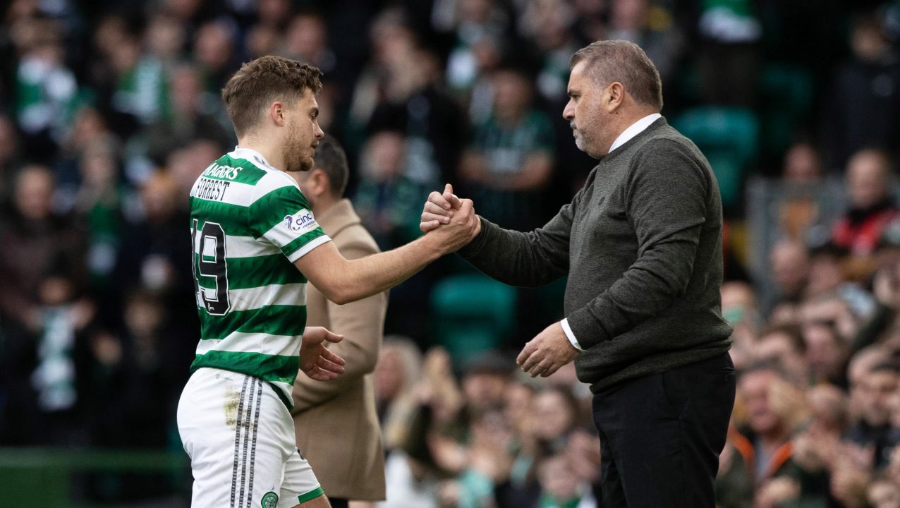 Ange Postecoglou hails James Forrest after landmark Celtic goal