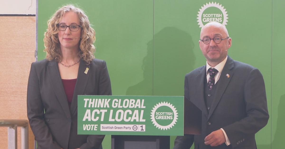 Patrick Harvie and Lorna Slater could be removed as Scottish Green co-leaders