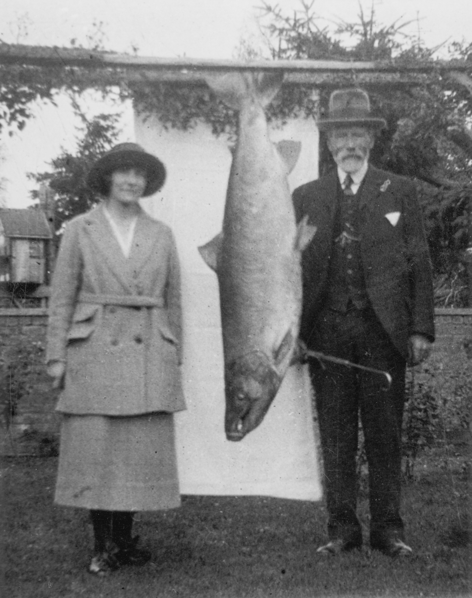 Georgina Ballantine and her father, James, a ghillie on the Glendelvine beat where she caught the record salmon.