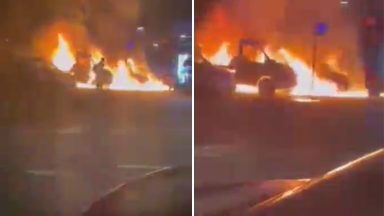 Probe under way after ‘wilful’ fire engulfed car and van in Kinglassie, Fife