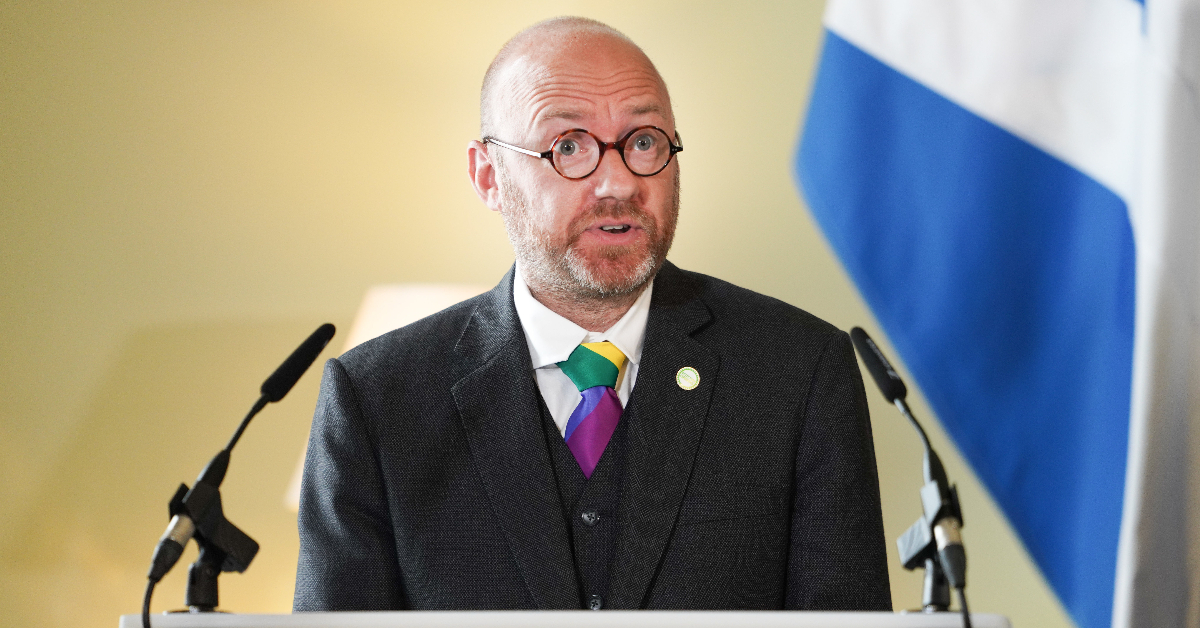 Man charged after homophobic abuse hurled at Scottish Greens co-leader Patrick Harvie