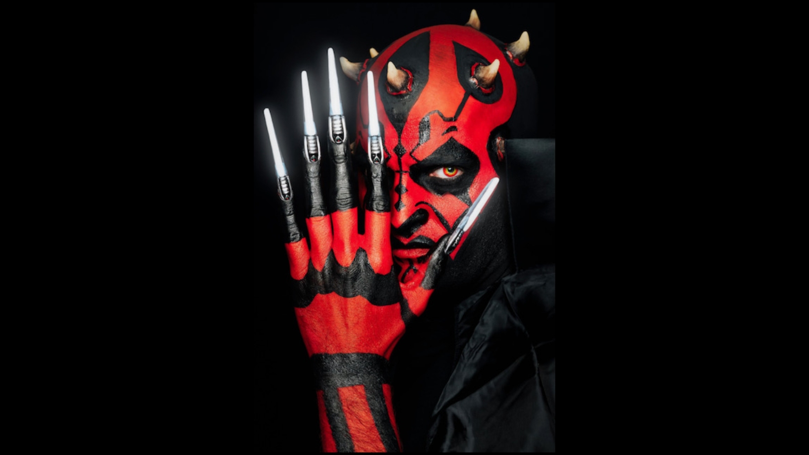 The Darth Maul look from Star Wars.