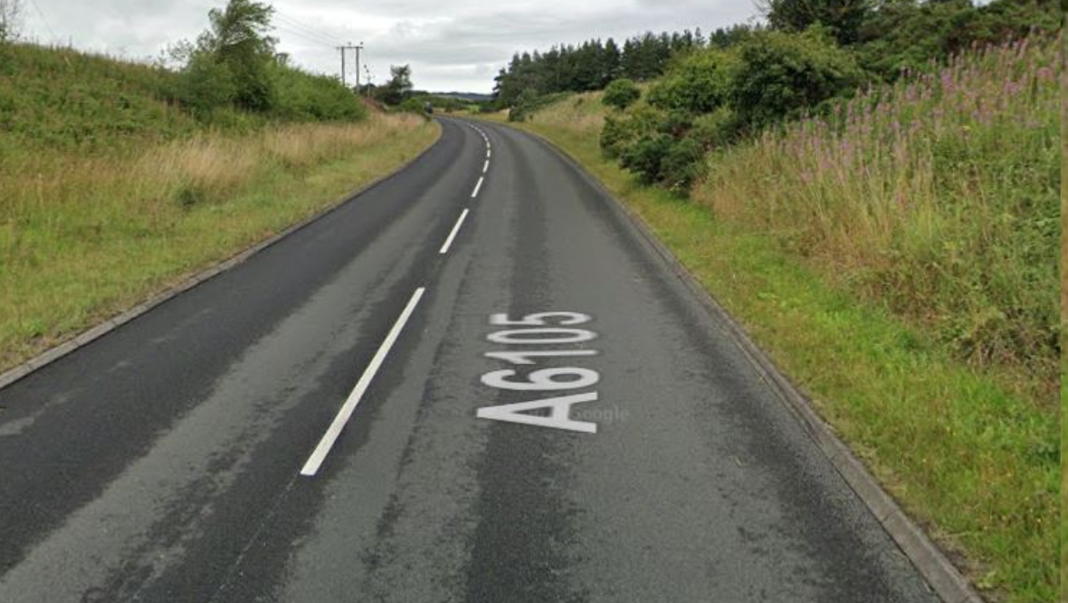 Pilot’s emergency road take-off ends with plane in nearby hedge of A6105, near Duns