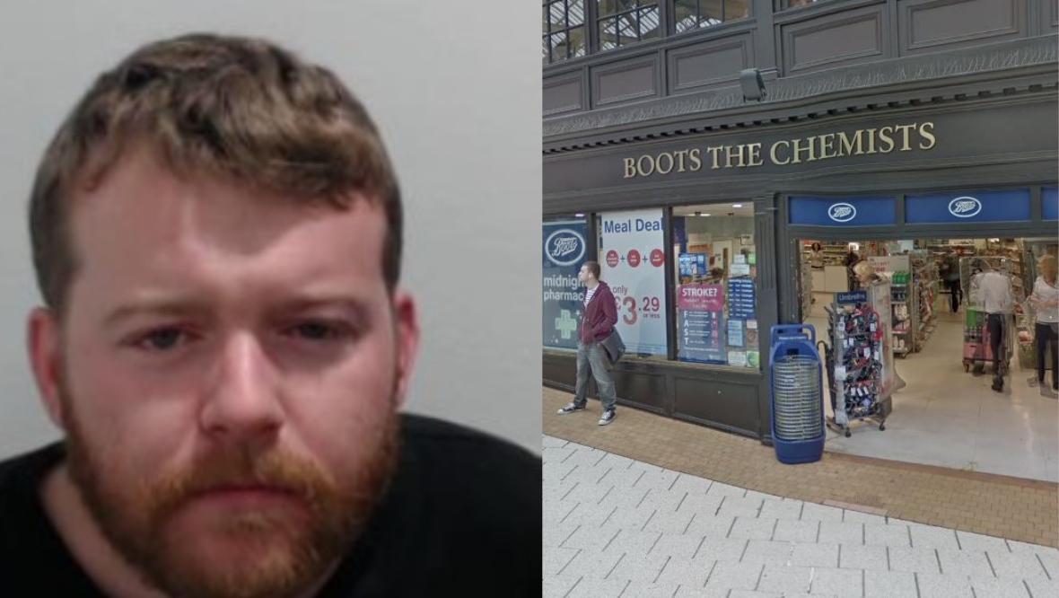 Man jailed for assaulting shop worker at Boots in Glasgow Central Station