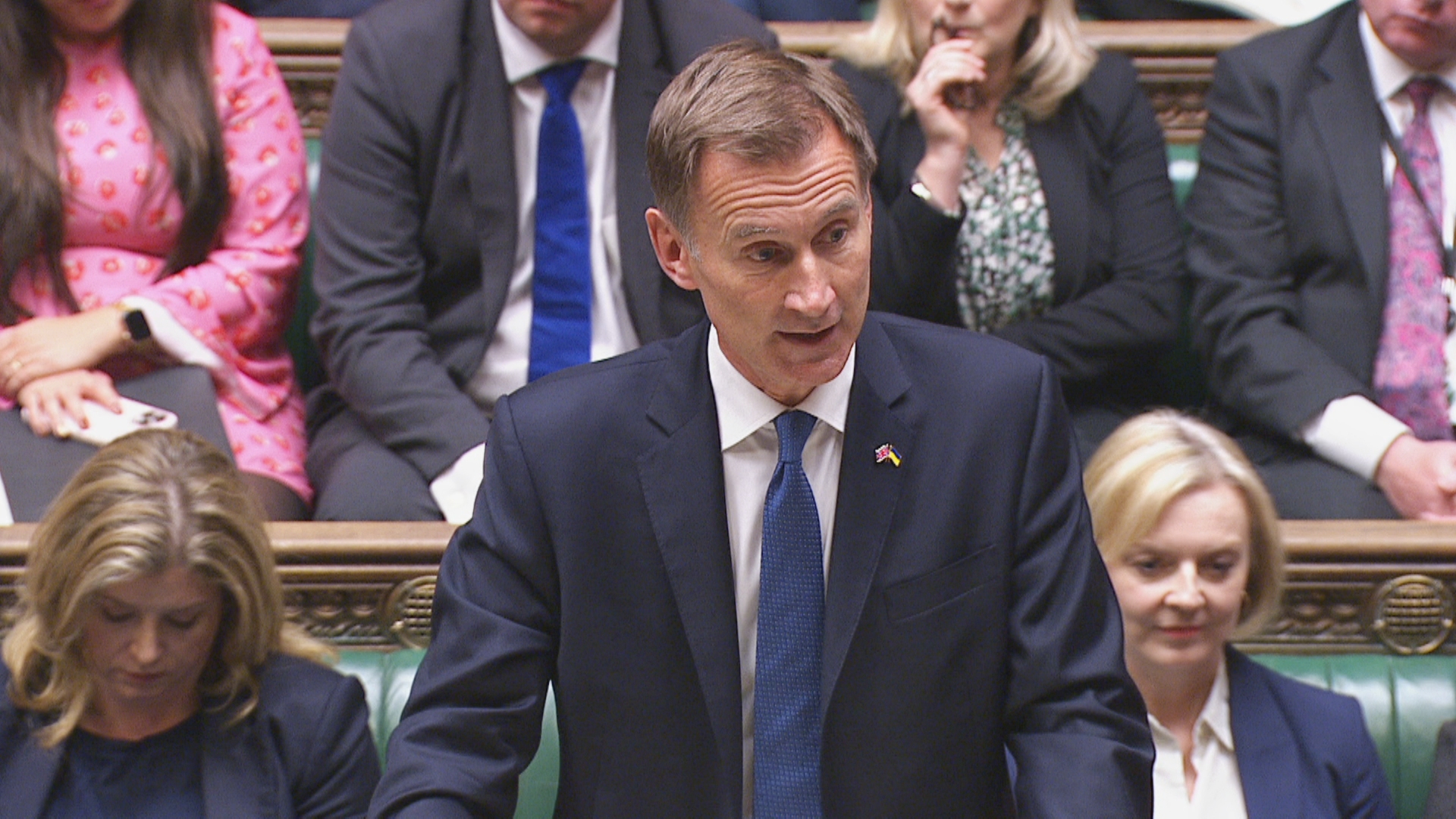 Jeremy Hunt addresses MPs.