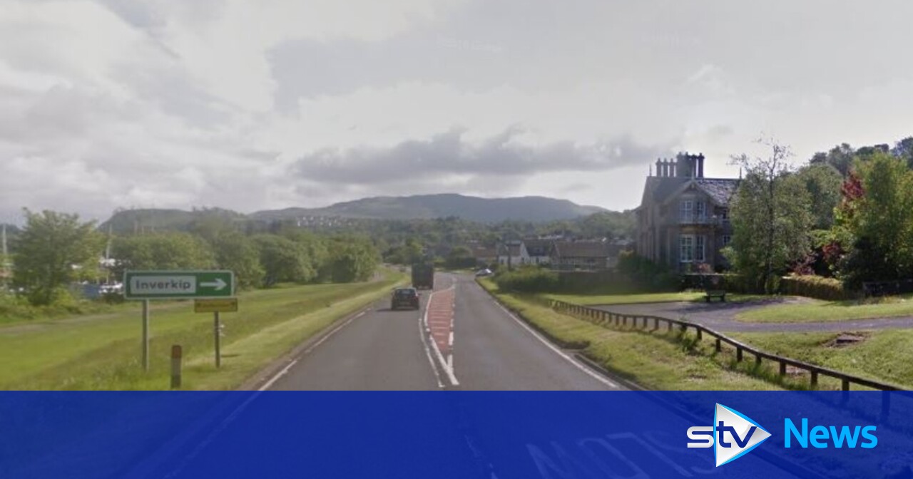 Man dead and another in 'serious condition' after two-car crash on A78 ...
