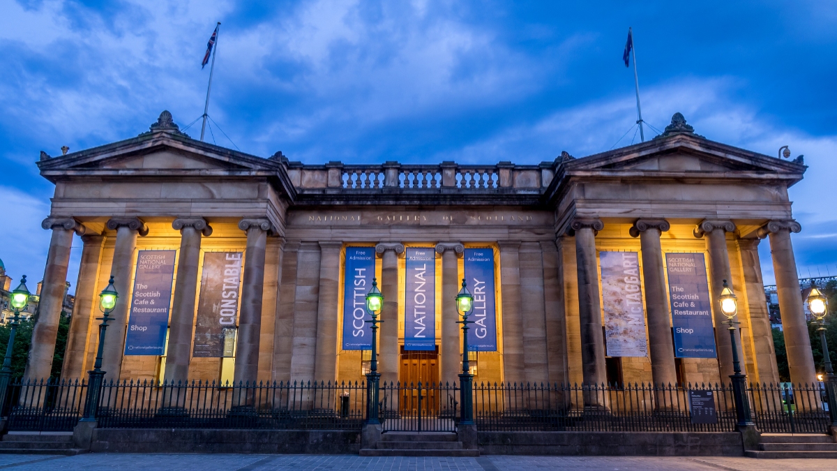 National Galleries in Edinburgh.