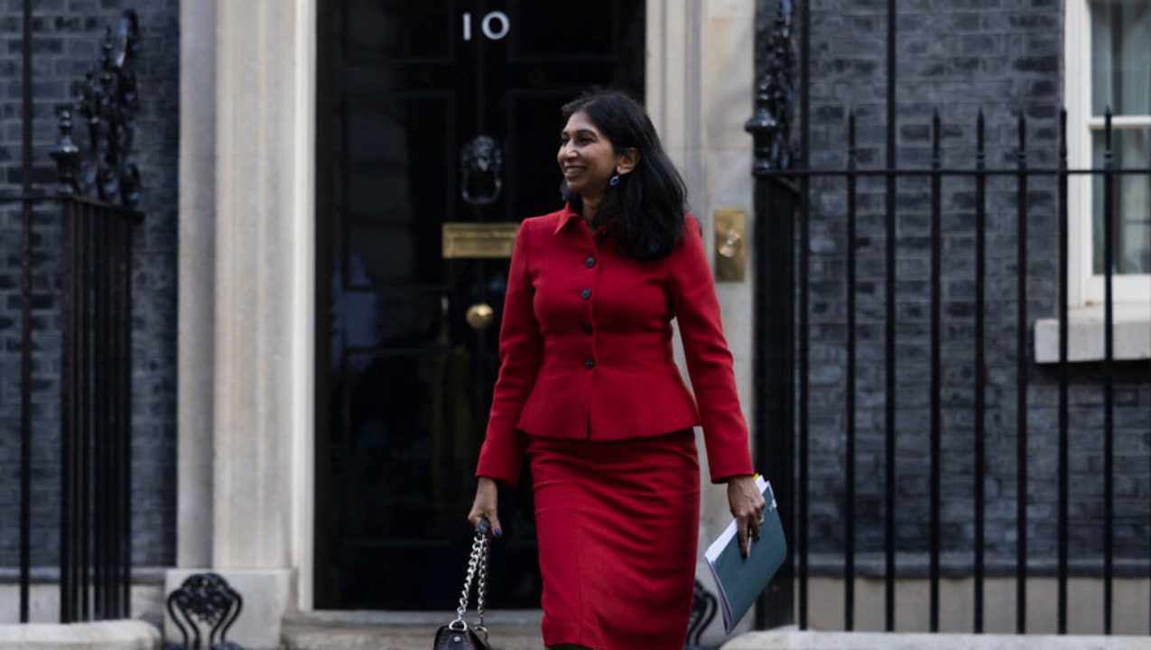 Home secretary Suella Braverman admits sending official documents to personal email on six occasions