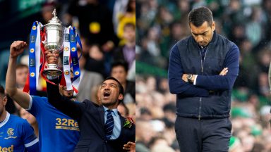 Highs and lows of Giovanni van Bronckhorst’s year-long Rangers rollercoaster ride as Dutchman leaves Ibrox
