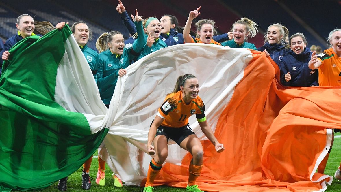 UEFA opens investigation over ‘IRA chant’ following Ireland Women’s World Cup play-off at Hampden