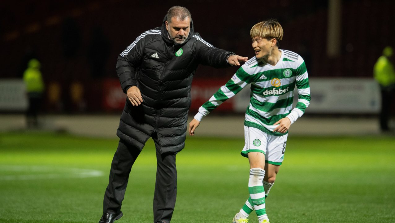 Celtic manager Ange Postecoglou delighted to see Kyogo Furuhashi find the net against Motherwell