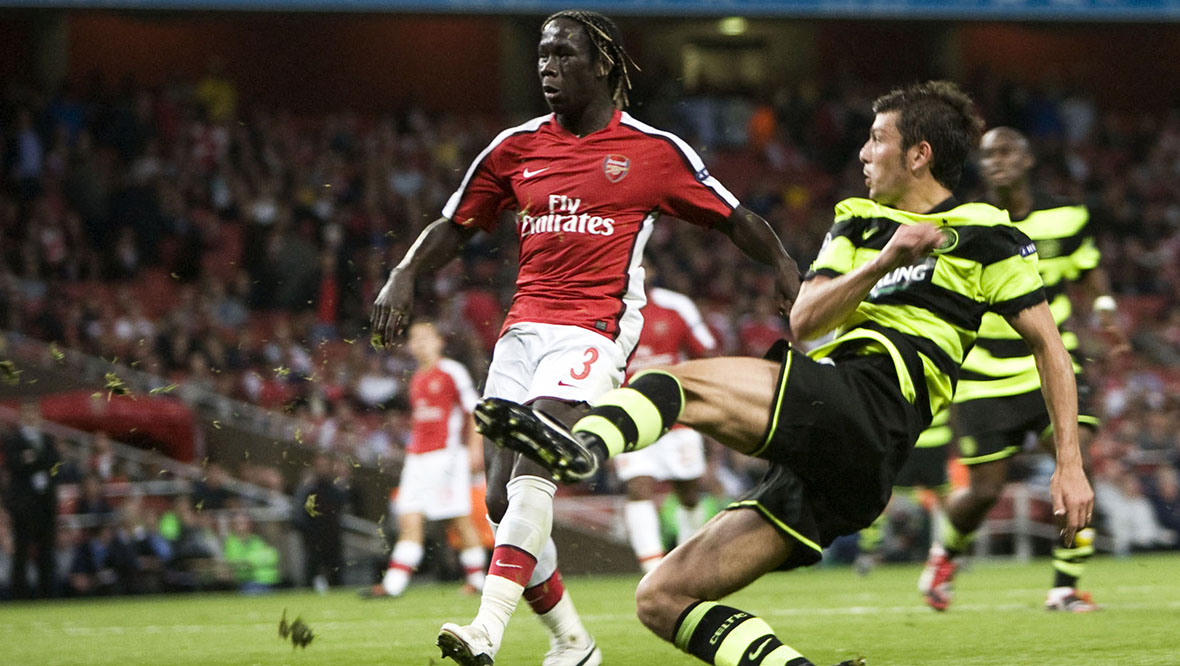 Celtic were defeated by Arsenal in a play-off for the 2009-10 Champions League.