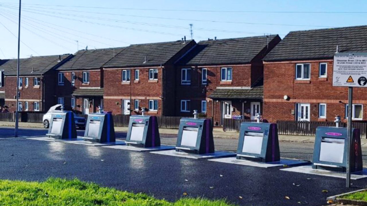 Huge communal ‘smart bins’ could replace wheelie bins in bid to clean up communities across the UK