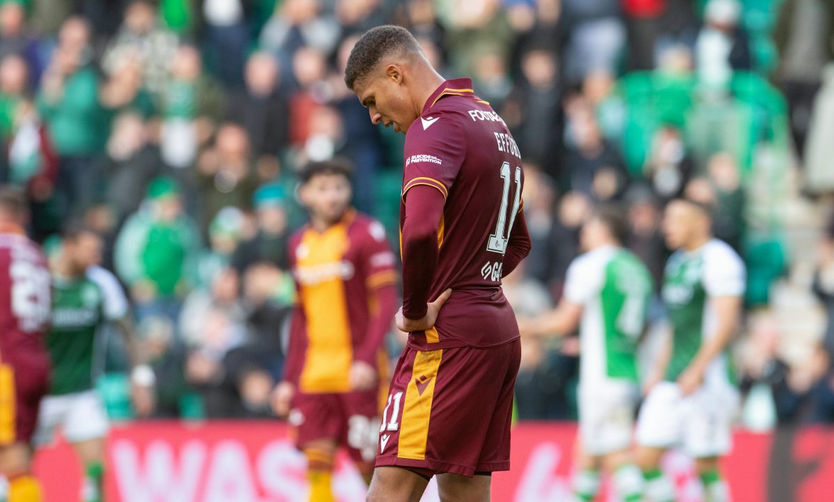 ‘Big blow’ for Motherwell as Joe Efford to miss ‘several months’ following quad injury