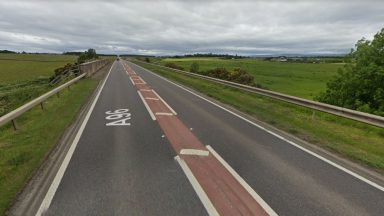 Crash between van and tractor near Inverness Airport leaves man seriously injured
