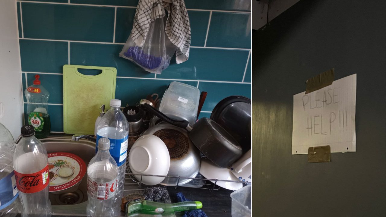 Students in Glasgow paying £700 in rent at Robert Owen House left without water for almost a week