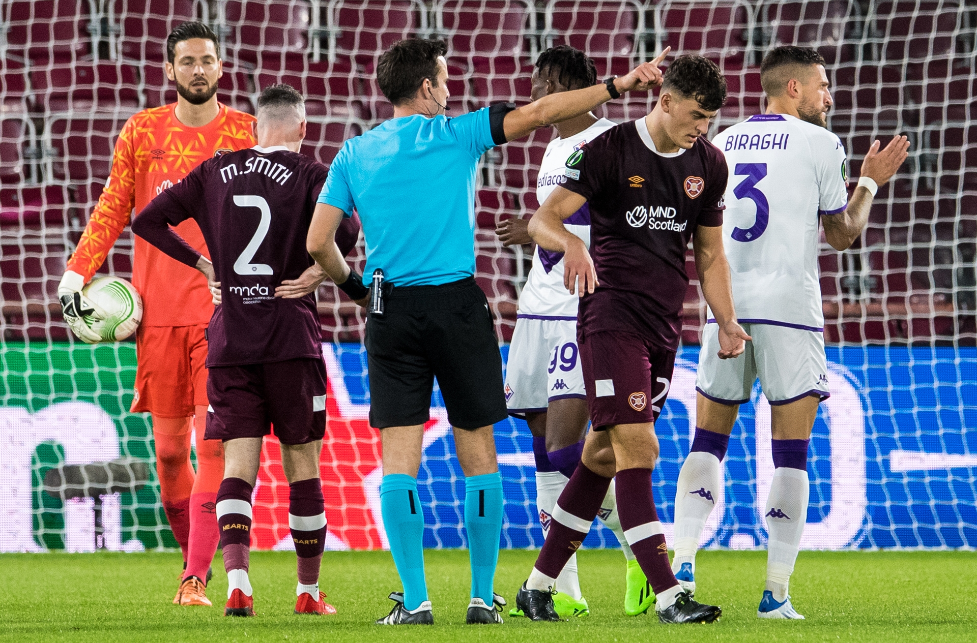 Hearts take on Fiorentina in Florence this evening, a week after a 3-0 home defeat to the Italian side. (Photo by Mark Scates / SNS Group)