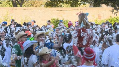 St Andrews students take part in annual Raisin Monday