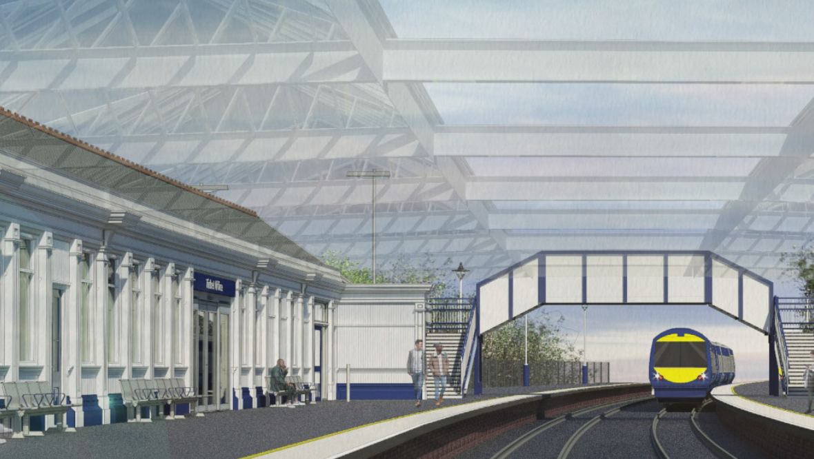 Designs have been unveiled for the planned redevelopment of Troon rail station.