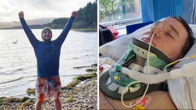 Scot paralysed after diving from paddle board in Hungary ‘heard his neck break’