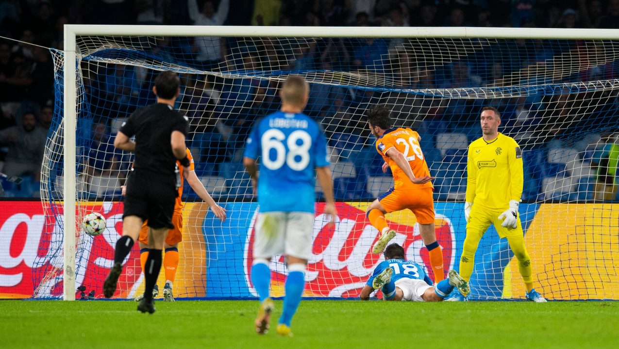 Rangers run of Champions League defeats continues with 3-0 loss to Napoli